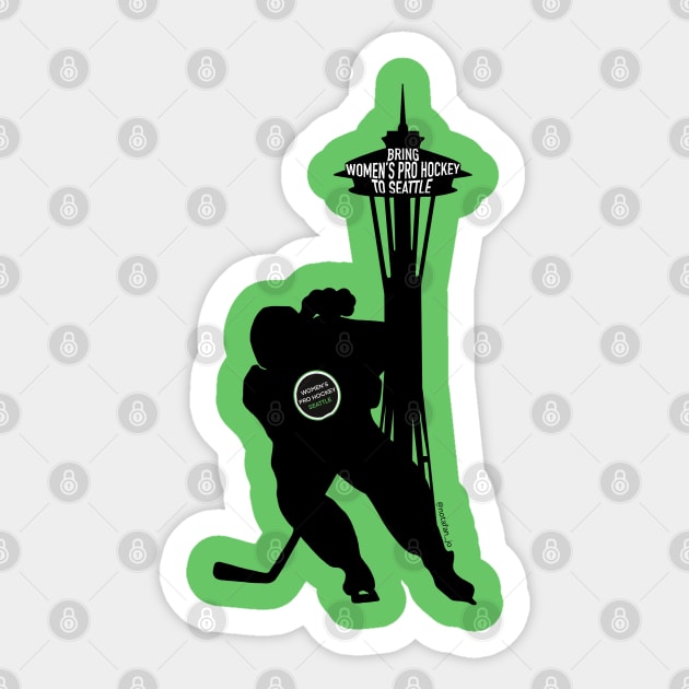 Women's Pro Hockey Seattle Space Needle Sticker by Womens Pro Hockey Seattle